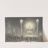 City Square with Fireworks by Dirk Langendijk