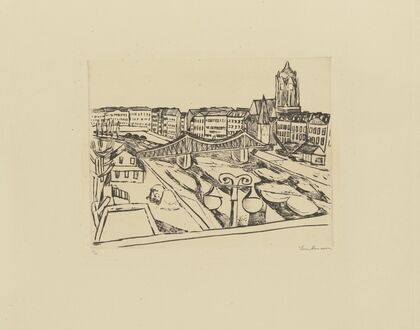 City View with ‘Eiserner Steg’ (Iron Bridge)