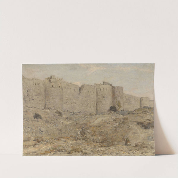 City wall in India (1898 - 1900) by Marius Bauer