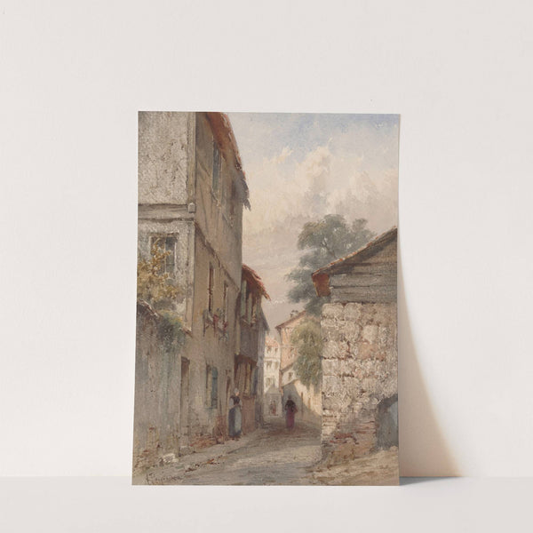 Cityscape by Alphonse Pecquereau