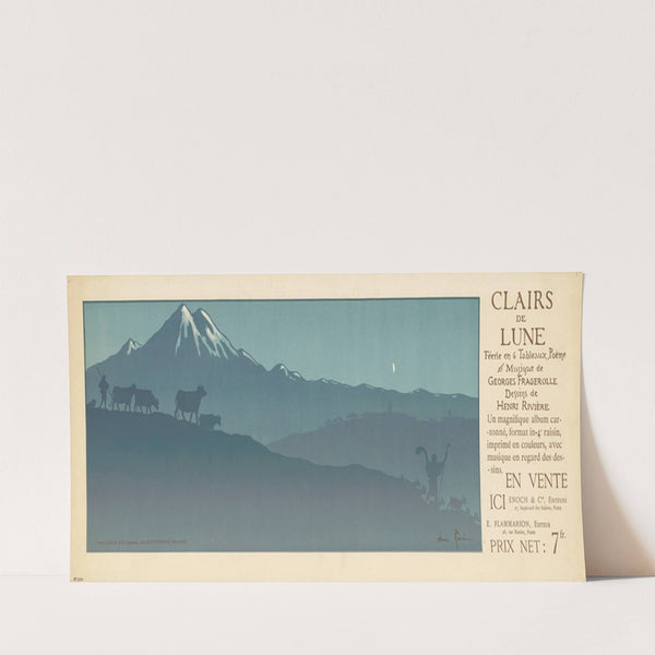 Clairs de Lune. Féerie en 6 Tableaux, Poème & Musique de Georges Fragerolle (1897) by Henri Rivière