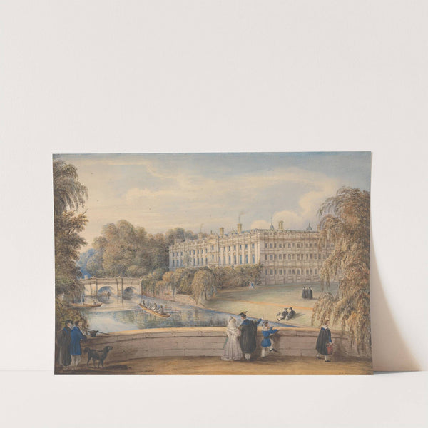Clare College, Cambridge (1841) by Richard Banks Harraden