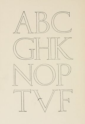 Classic Capitals cut in marble — size preview