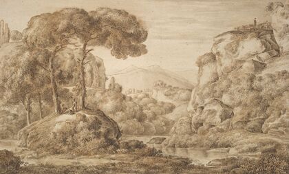 Classical Landscape with Figures