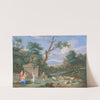 Classical Landscape with Shepherds and Shepherdess by Bernard Lens III