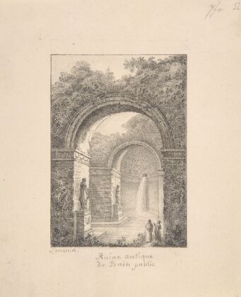 Classical Ruins; A Public Bath (19th century)