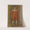 Claude Renoir in Clown Costume by Pierre-Auguste Renoir