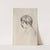 Claude Renoir, the Artist&#039;s Son, in Profile by Pierre-Auguste Renoir