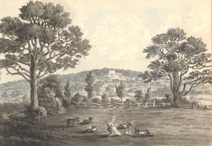 Clayberry from Field, May 1829