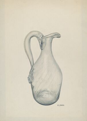 Clear Glass Cruet