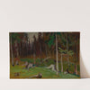 Clearing in a forest by Jacek Malczewski