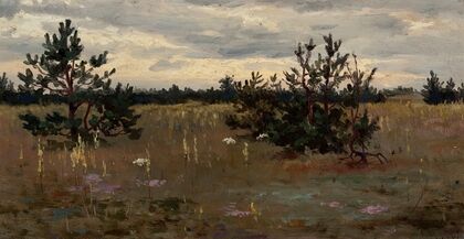 Clearing with pine trees (1888)