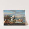 Clelia Crossing The Tiber by Gerard Hoet