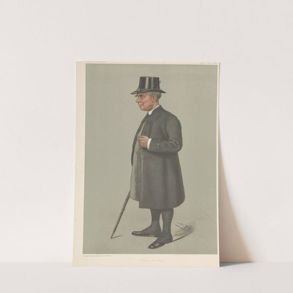 Clergy. ‘Prelate of the Garter’. Randall Thomas Davidson, Bishop of Winchester. 19 December 1901 (1901) by Leslie Matthew Ward