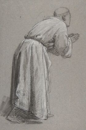 Cleric with Joined Hands (19th Century)