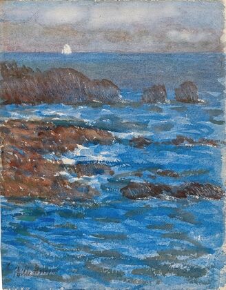 Cliffs and Sea, Appeldore (1903)