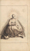 Cloaked Woman Seated, Reading