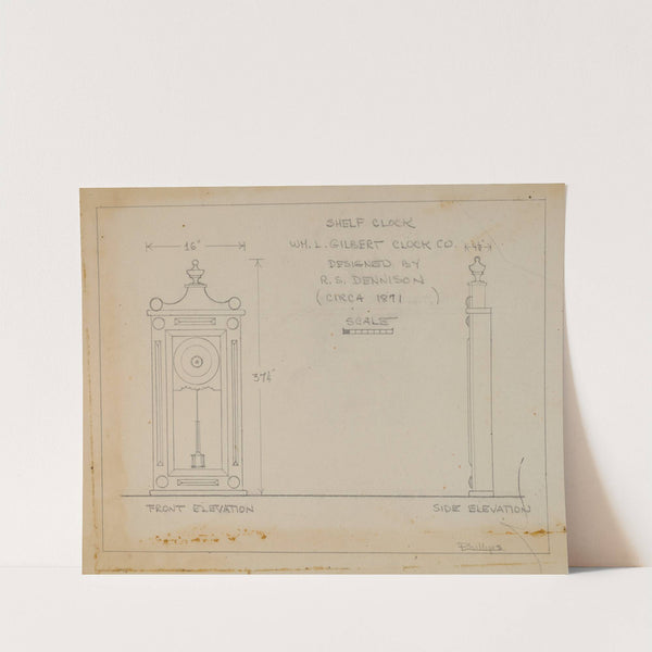 Clock by Lawrence Phillips