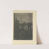 Clock Tower-Night (1928) by Joseph Pennell