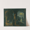 Cloister In The Moonlight by Peter Fendi