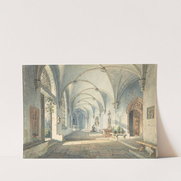 Cloisters in a Nunnery by Simon Quaglio