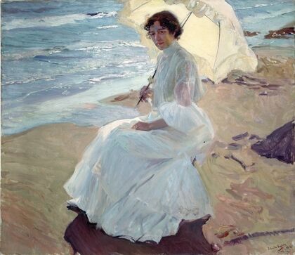 Clotilde on the Beach