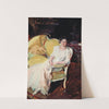 Clotilde seated on the Sofa by Joaquín Sorolla