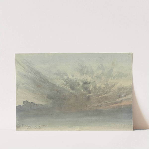 Cloud Study - Evening Twilight, Rodney Terrace by Thomas Lindsay