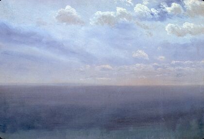 Cloud Study with Sea and Sky (19th century)