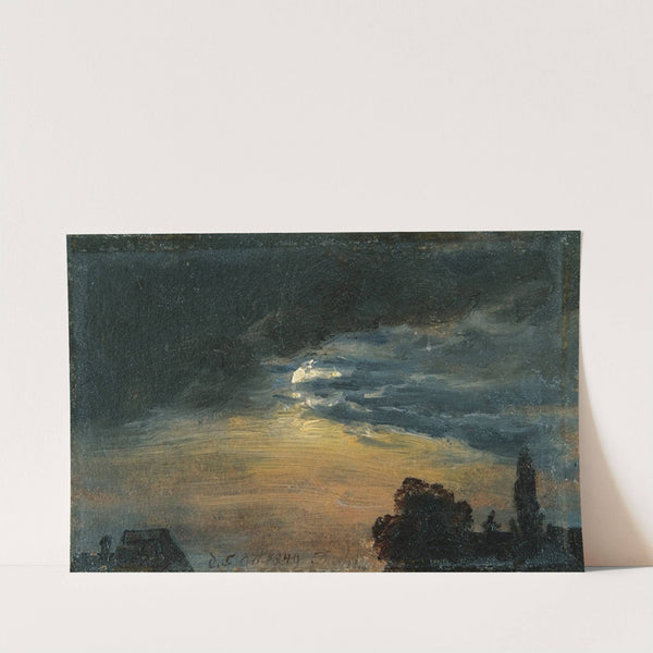 Clouds In Moonlight by Johan Christian Dahl