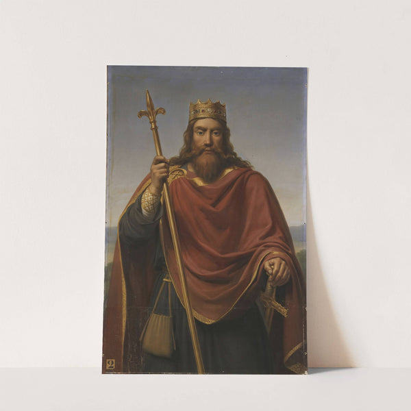 Clovis, roi des Francs (Clovis, King of the Franks) by François-Louis Dejuinne