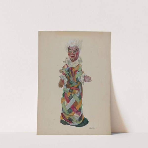 Clown Hand Puppet by Lillian Stahl