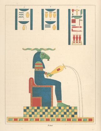 Cnouphis-Nilus. (Jupiter-Nilus, Dieu Nil.)