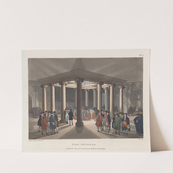 Coal Exchange (1808) by Thomas Rowlandson