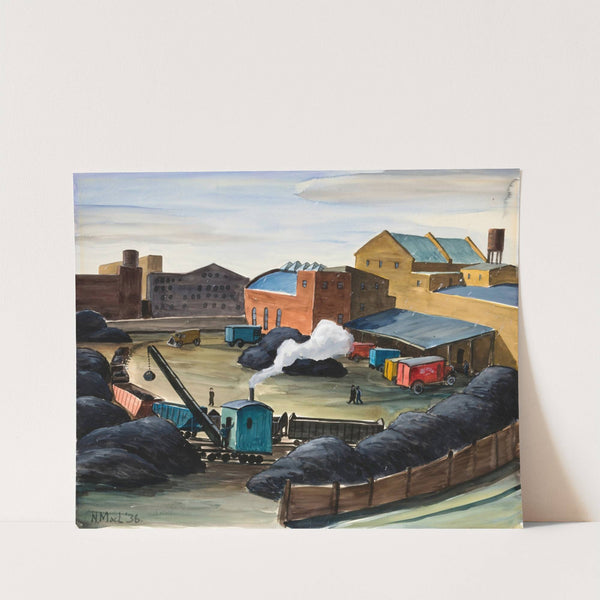 Coal Yard (1936) by Norman MacLeish