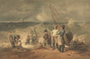 Coast of Sussex, Pushing Off a Boat to a Vessel in Distress