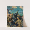 Coastal battery scene by Terence Cuneo