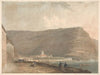 Coastal English Settlement Surrounded by Mountains