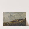 Coastal Landscape in Normandy (Villerville-sur-Mer) (1868) by Charles François Daubigny