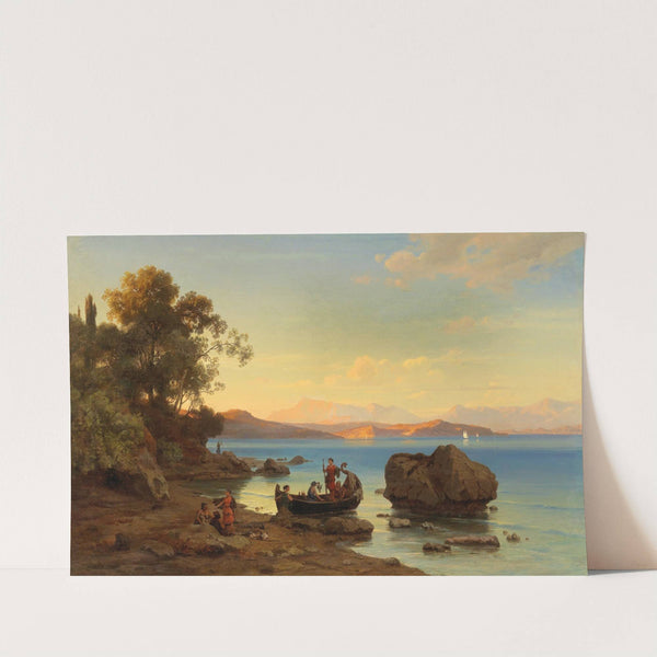 Coastal Landscape with Amazons by Max Schmidt