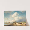 Coastal Scene With Fisherfolk (1855) by Charles Leickert