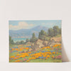 Coastal View with Poppies and Lupine by William Franklin Jackson