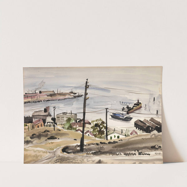 Coastline, California (1935-1941) by Dong Kingman