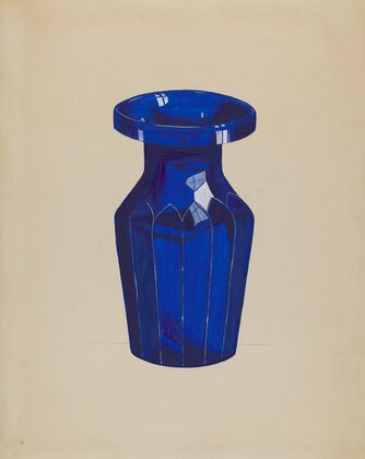 Cobalt Vase