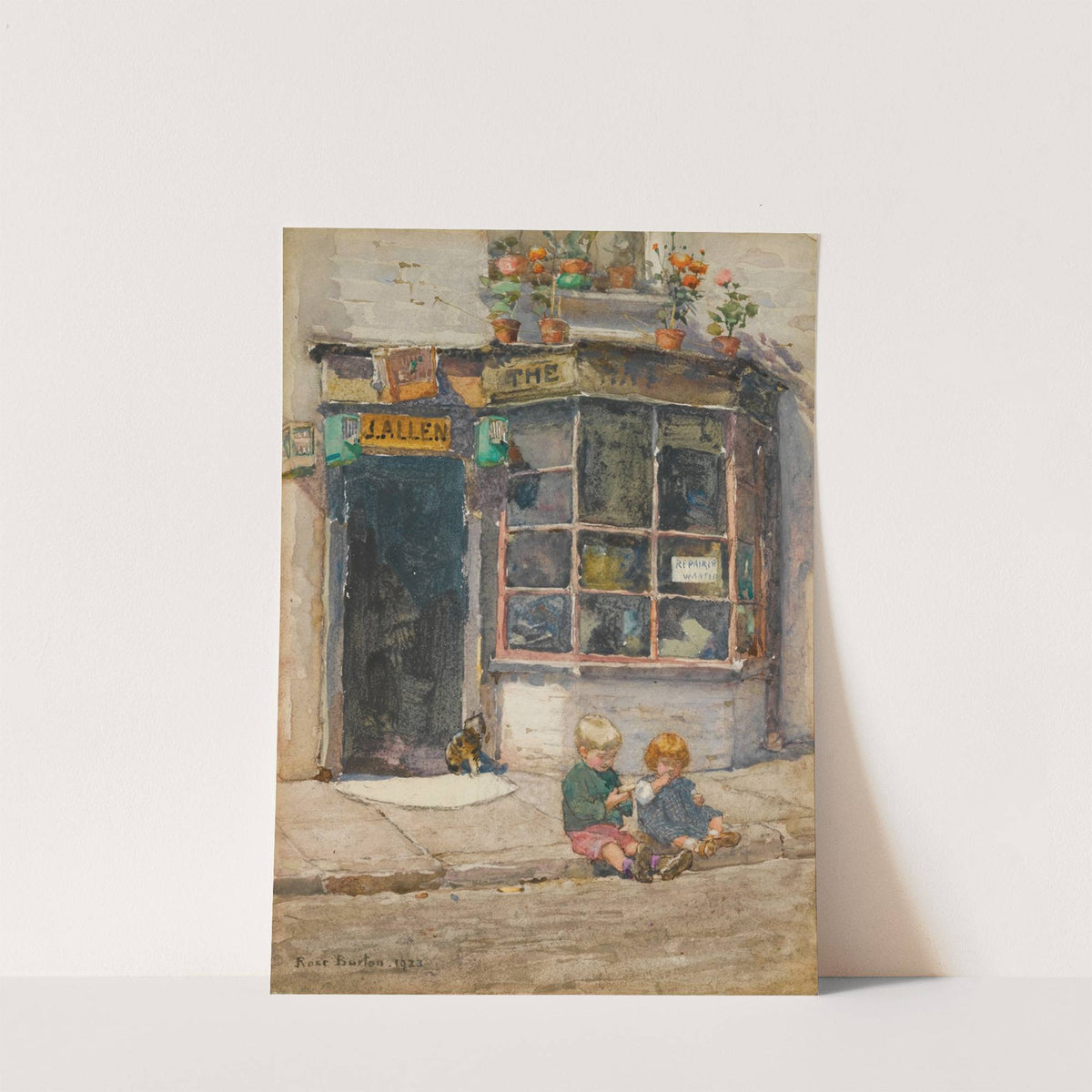 Cobbler's Shop In Lancelot Place, Knightsbridge by Rose Barton