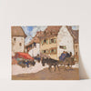 Coin de marché en Berry by Fernand Maillaud
