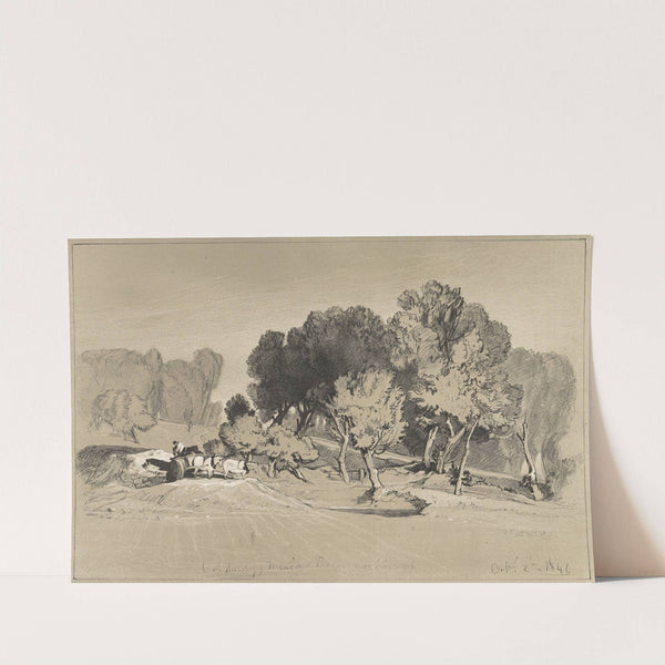 Col. Harvey&#039;s Meadow Thorpe and Norwich Oct. 2nd 1841 by Miles Edmund Cotman