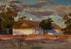 Cold day (A house in the sun).