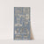 Collage of cut out prints pasted on blue paper Pl 08 by Anonymous
