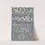 Collage of cut out prints pasted on blue paper Pl 10 by Anonymous